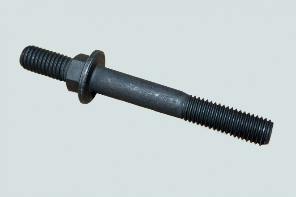 фото болт  м10х 65 х 1,5 (с фланцевой головкой, с двухсторонней резьбой) isf3.8, 4isbе, 6isbe, qsc, qsl 3944655 